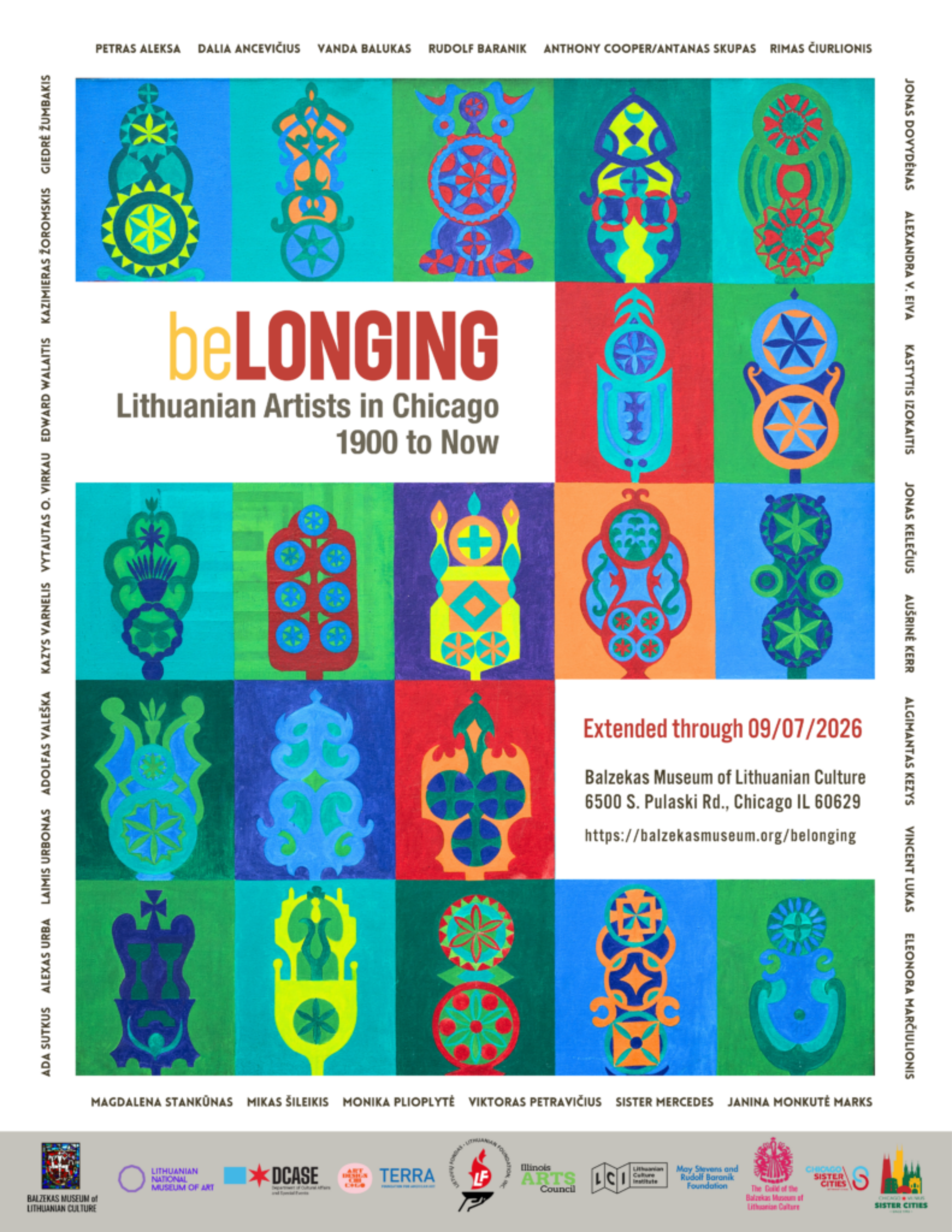 beLONGING exhibition extended through 9/7/2026