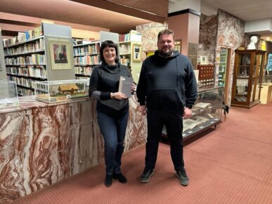 In November, 2022, Dr. Tomasz Blaszczak Research Fellow in the Lithuania Studies Unit of the Documentary Heritage Research Department at Martvynas Mažvydas National Library, came to the Museum to research the papers of bibliographer Aleksandras Ružancovas (1893-1966). 